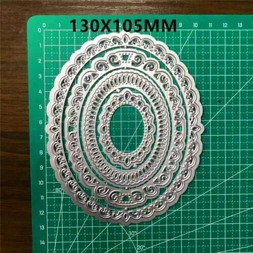 Metal Cutting Dies Scrapbooking LACE Frame Dies Craft Stencil Card Make Album Sheet Decoration 2020 Die Cut New