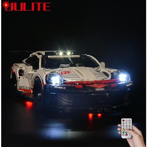 Led Light Kit For 42096 Technic Series White Super Racing Car DIY Toys Set (Not Included Building Blocks)