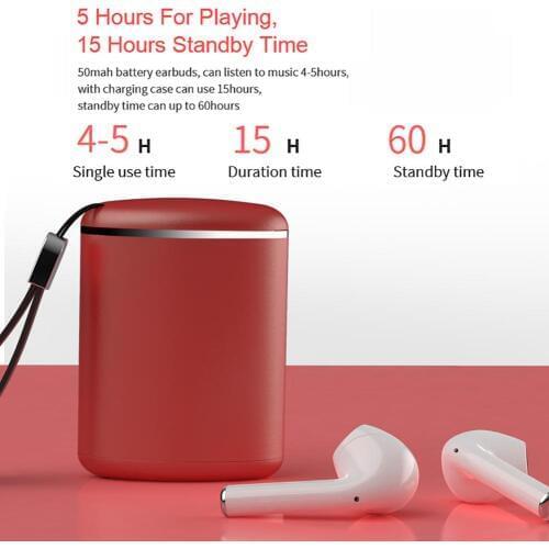 New Bluetooth 5.0 TWS Wireless Earphone Headphones Wireless Bluetooth Earbuds Noise Cancelling Super Bass Stereo Headset