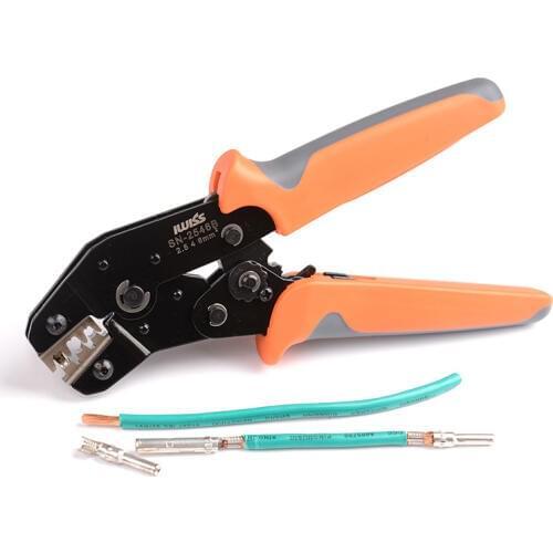 IWISS MC4 Solar PV Connector Crimping Pliers Tools for for AWG14-10 2.5/4/6mm2 Solar Panel PV Cable with Wire EDM Die