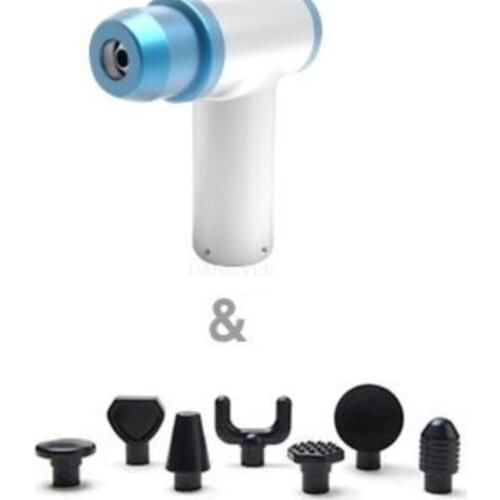 Percussion Massager Set With 7 Pcs Heads 3400r/min Professional Body Massager Electric Vibrating Muscle Massager Relax Muscle