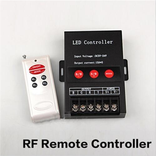 Led RGB Controller input 5V/12V/24V 45A Signal Repeater 360W for 3528 /5050 RGB Led strip