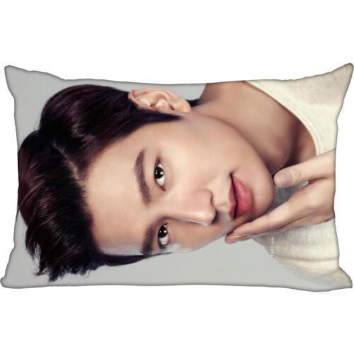 ShunQian Custom Lee Min ho New Rectangle Pillowcase Wedding Decorative Soft No Fade Pillow Cover Customize Gift