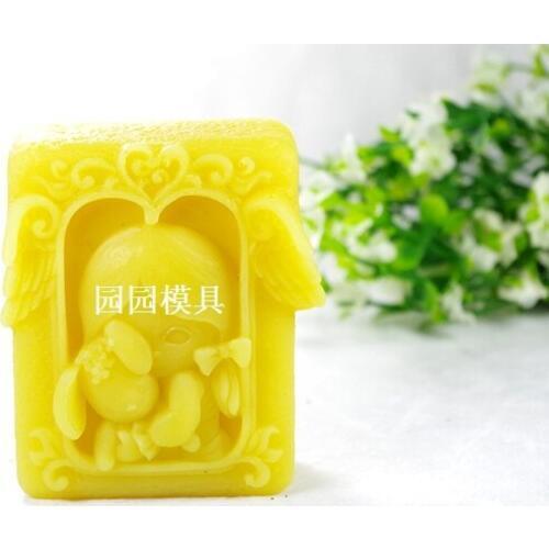 Girl Silicone Soap mold Handmade silicone 3d mould DIY Craft molds S322