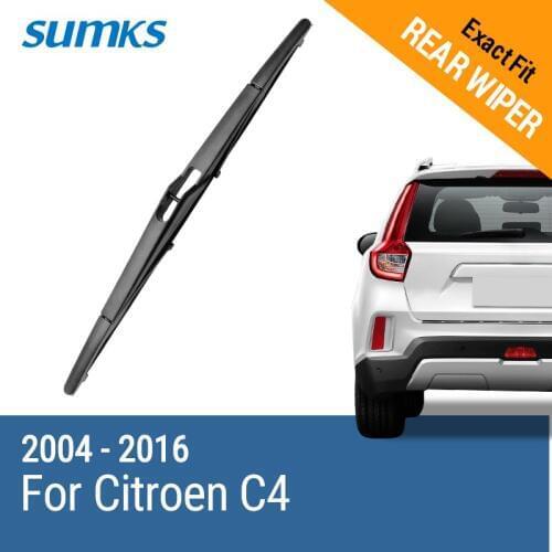 SUMKS Rear Wiper Blade for Citroen C4 2004 2005 2006 2007 2008 2009 2010 2011 2012 2013 2014 2015 2016