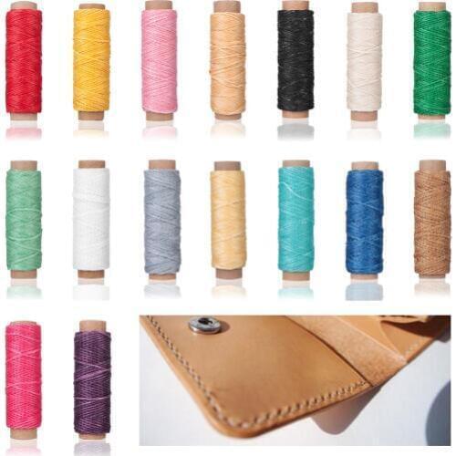 30m/roll Nylon Waxed Thread Cotton Cord String Strap Hand Stitching Thread for Leather Handicraft Tool Material Accessories