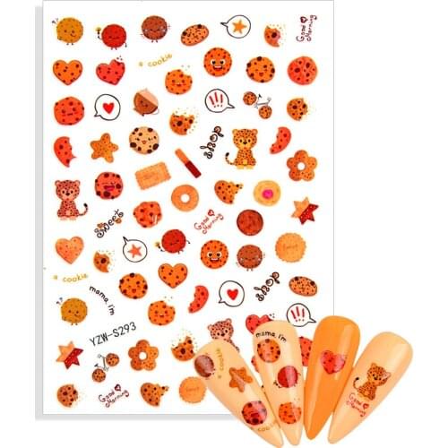 1pcs 3D Back Glue Decal Decorations Christmas Stickers For Nails Black Leaf Linear Adhesive Decals Slider Manicure Tools