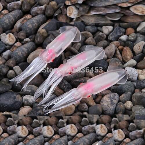 10PCS/LOT Fishing Squid Lures Soft Trulinoya Fishing Jigging Lure Spinnerbait Sea Fishing Squid Jigs Artificial Bait Soft Lure