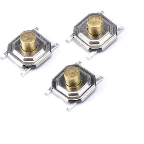 50pcs SMD 4*4*1.5/3MM micro switch, tact switch, button switch, button switch, waterproof type