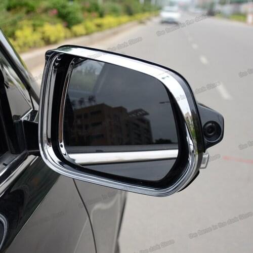 Lsrtw2017 Car Rearview Mirror Rain Visor Shield Frame Chrome Styling for Trumpchi Gac Gs8 2020 2021 2022 Accessories Auto