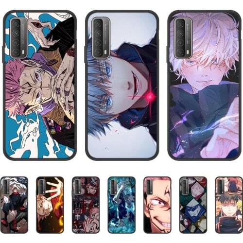 Jujutsu Kaisen Anime Case For Huawei Y9A Y9 Prime 2019 Cases For Huawei Y8P Y7p Y6 Y7 Pro 2018 HuaweiY7 2017 Y9 A Y8S Cover Etui