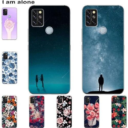 I am alone Phone Case For UMIDIGI A9 A9 Pro A9 Max 2020 Fashion Color Cartoon Printed Paint Mobile For UMIDIGI A9 A9 Pro A9 Max
