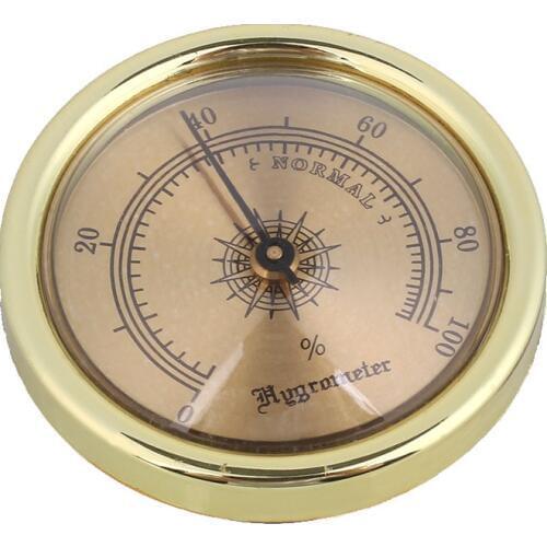 Humid Moisturizing Cigar Smoking Humidity Hygrometer Measuring 45mm Box Hygrometer