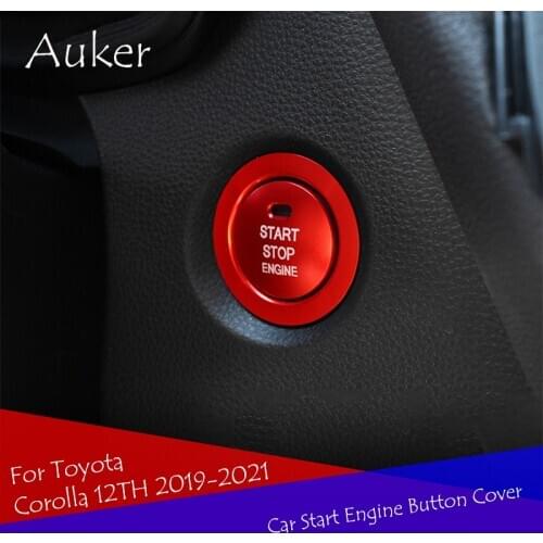 Engine start button replace key cover stop accessorie universal decoration switch For Toyota Avalon Camry Corolla RAV4 2019 2020