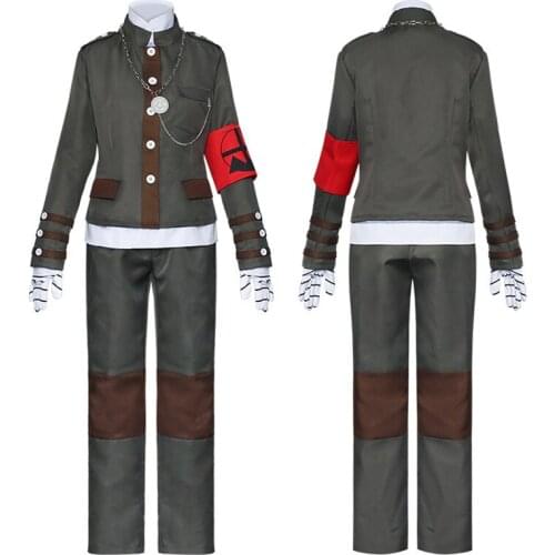 Anime Danganronpa Korekiyo Shinguji Full Cosplay Costume Includes Wig Hat Mask Halloween Carnival Costume