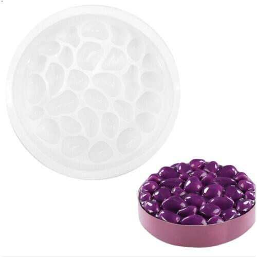 Round Shape Cobblestone Silicone Mousse Cake Mold Pebble Cake Mold Round Mousse Mould Cake Decorating Tools Cake Tools