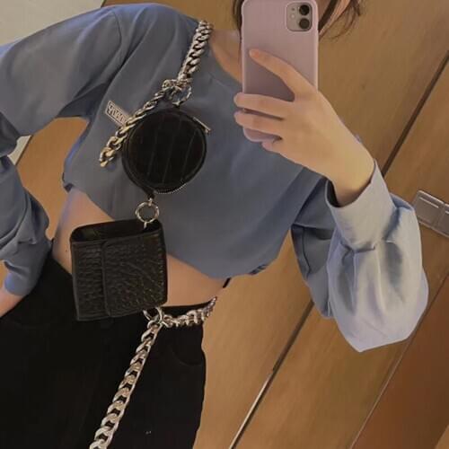 Mini Chain Shoulder Bag Leather Designer Handbags Luxury 2020 Trendy Crossbody Bags For Women Bolsa De Hombro