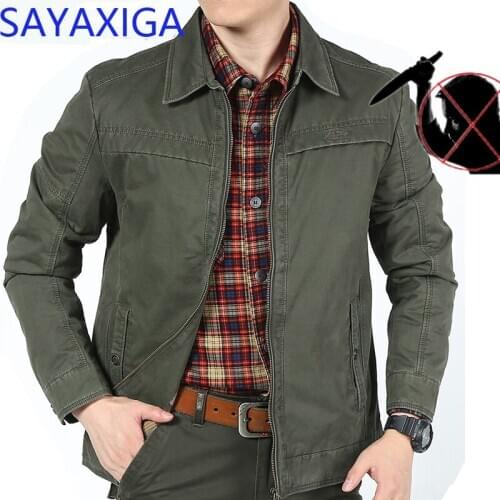 Anti-cut Stab-resistant Plus Size Mens jacket Self-defense Military Tactics Invisible Police Swat businessmen Safety Clothing