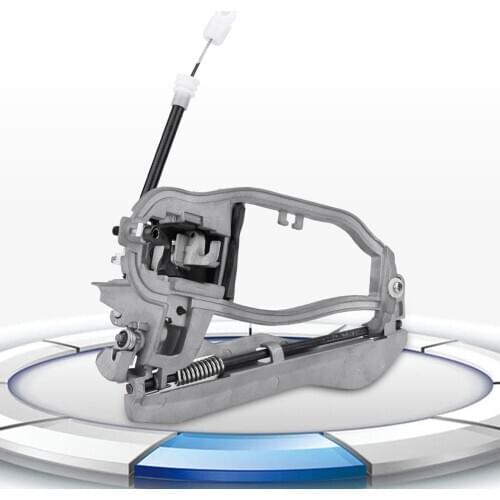 Brand New Car Door Handle Carrier Bracket high strength Zinc alloy Front Left Door Handle for BMW E53 X5 2000-2006 Silver