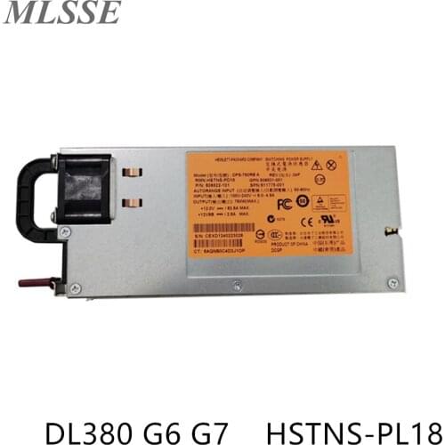 Original For HP DL380 G6 G7 750W Server Power DPS-750RB A 506822-101 506821-001 511778-001 100% Tested Fast Shipping