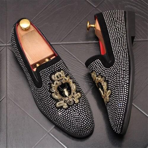 Luxury Flats Mens Casual Shoes Slip-on Lazy Designer dress shoes Loafers Sapato Social Masculino