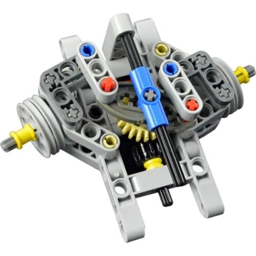 MOC Front Suspension System Back Suspension System Building Blocks Technical Parts Self-Locking Bricks Toys For Children Gifts