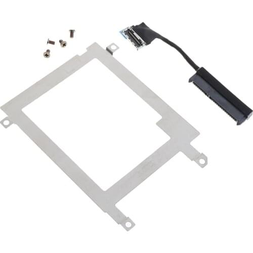 Hard Disk Drive Caddy Tray Bracket SATA Cable Connector For Dell Latitude E7440