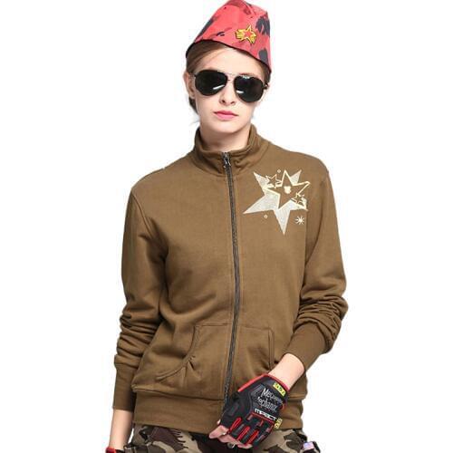 Womens Trekking Military Tactical Coats Cotton Casual Plus Size Sports Coats Outdoor Running Training Camping Climbing Coats