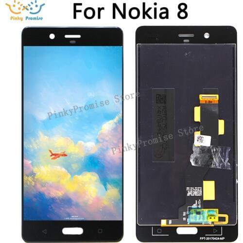 For Nokia 8 N8 LCD Display With Touch Screen Digitizer Assembly For Nokia8 TA-1004 TA-1012 TA-1052 With Free Tools