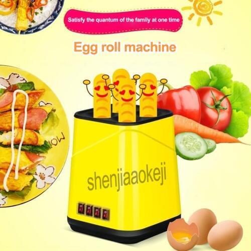 1pc Automatic Egg roll machine electric Egg Boiler Cup Omelette Breakfast maker Non-stick Kitchen Cooking Tool 220V /50hz 500w