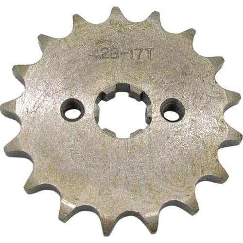 1-piece sprocket 17T 428 17mm chain sprocket For 50/70/110/125