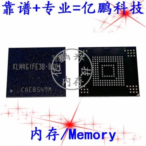 100% Original New In stock KLM4G1FE3B-B001 BGA153 EMMC 4.5 4GB