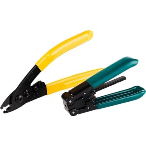 2 In 1 Ftth Splice Fiber Optic Tool Kits Cfs-2 Fiber Optic Stripper+Cp-Fb01 Cable Sheath Stripper
