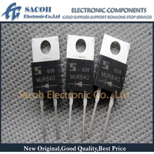 5Pairs MUR840CT or MUR840G or MUR840 TO-220/TO-220F 8A 400V Common Cathode + Common Anode Fast Recovery Diode
