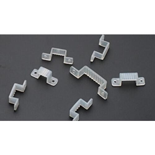 50pcs LED strip clip Soft light fixed Clip Soft light Securing clip for 3014/3528/5050/2835/5730 led band clip