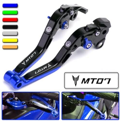 Motorcycle CNC Accessories Adjustable Folding Extendable Brake Clutch Levers for YAMAHA MT07 FZ07 MT-07 2014-2019
