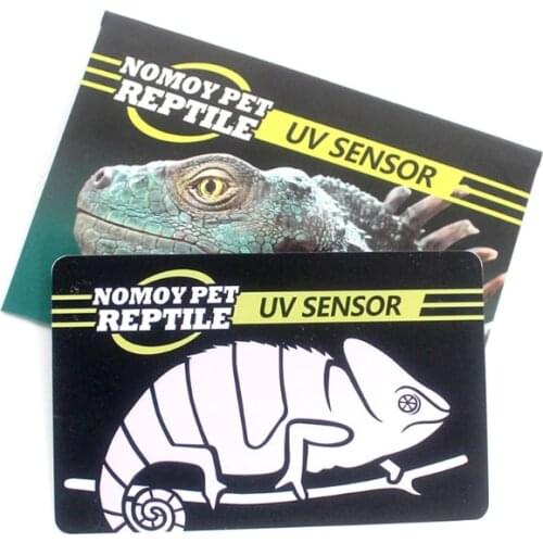 Reptile Accessories UVB Light Lamp Bulb Test Card 10 Seconds Detection Crawler Pet UVB UV Test Card UV Life Detection Test Card