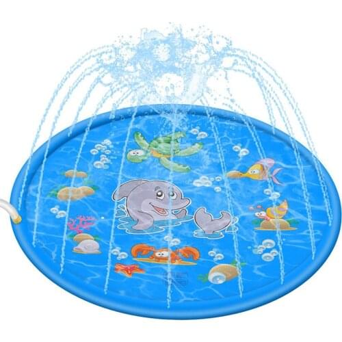 Creative Inflatable Water Spray Pad Kids Children Games Pads Play Water Mats Sprinkler Toy, Outdoor Hot Tubs Swimming Pool