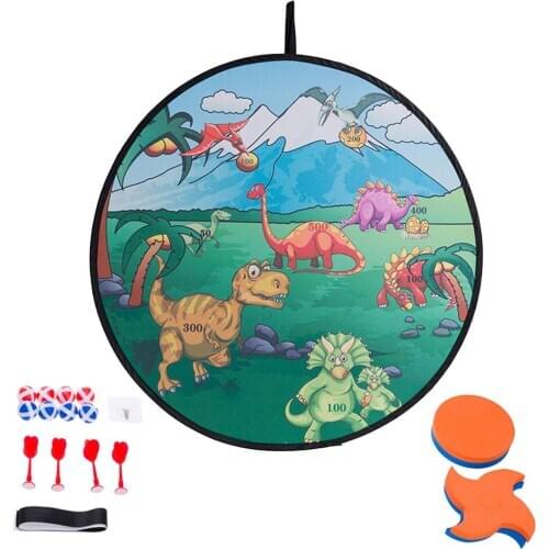 Cartoon Animal Dartboard Cute Dinosaur Target Dart Toy Accuracy Precision Target Kids Children Indoor Outdoor Sports Game Toy