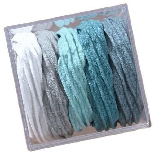 Summer New Womens Hair Circle Tie Horsetail Headdress Towel Ring Simple Decoration