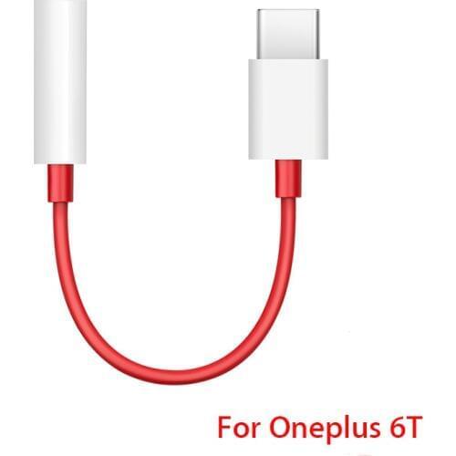 Original oneplus 8 7T USB Type C To 3.5mm Earphone Jack Adapter Cable For oneplus 7 pro 6t Aux Audio Headphone Converter