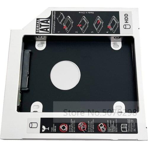2nd Second HDD SSD Hard Drive Optical bay Caddy Adapter for Lenovo IdeaPad G430 G450 G530 G550 G560 G565
