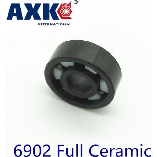 2021 New Rolamentos Axk 6902 Full Ceramic Bearing ( 1 Pc ) 15*28*7 Mm Si3n4 Material 6902ce All Silicon Nitride Ball Bearings