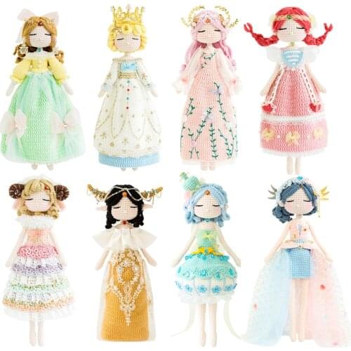 Constellation Knitting Doll Crochet Braided Woolen Doll Material Bag Signs Crochet Yarn Soft Cotton Toys Handmade Knitted Toy