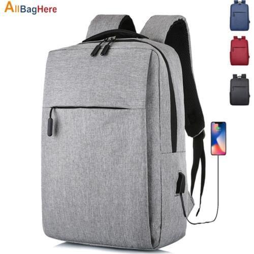 Anti Thief USB Charging 15.6 Laptop Backpack Men Women Casual Fashion School Bags Business Travel Large Capacity Waterproof Bags
