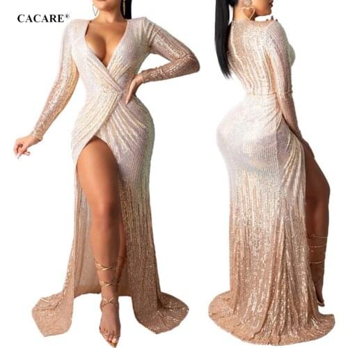 Sexy Shinning Evening Party Dresses Christmas Dresses Multiway Nightclub Woman Cloth 4 Colors Choices F0060 Long Sleeve