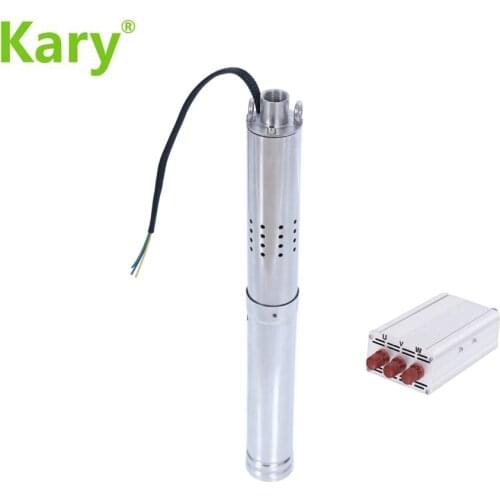 Kary 24 volt 2 inches solar submersible pump dc max lift 40m mini water pump NS242T-40