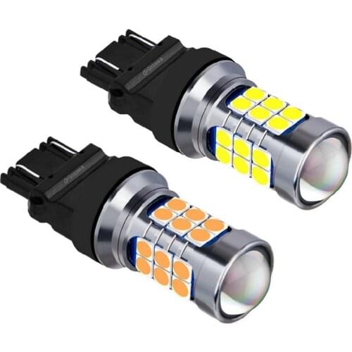 2PCS T25 3157 3156 3057 3457 4157 P27/7W P27W Super Bright 3030 LED Car Reverse Lamps Daytime Running Lights Turn Signal Bulbs