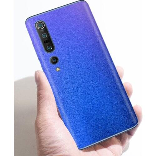 Carbon Fiber Color Changing Decorative Back Film For Xiaomi 10 Mi10 Pro Mobile Phone Protector Mi10 Film Protective Stickers