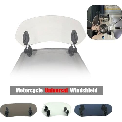 For BMW R1200GS R1250GS For HONDA For Yamaha Motorcycle Universal windshield Clamp-On Variable Windscreen Spoiler Extension